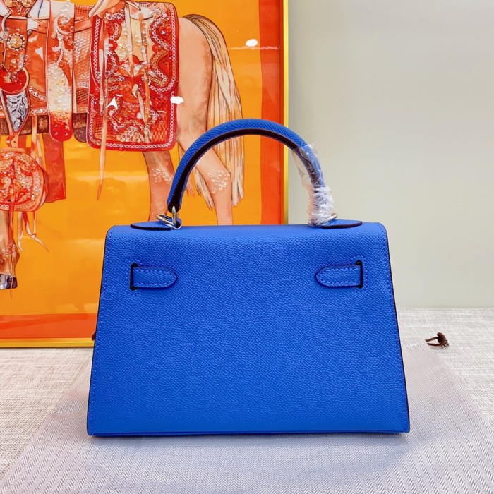 Hermes Kelly 2 Bag Silver Hardware LM081 22cm