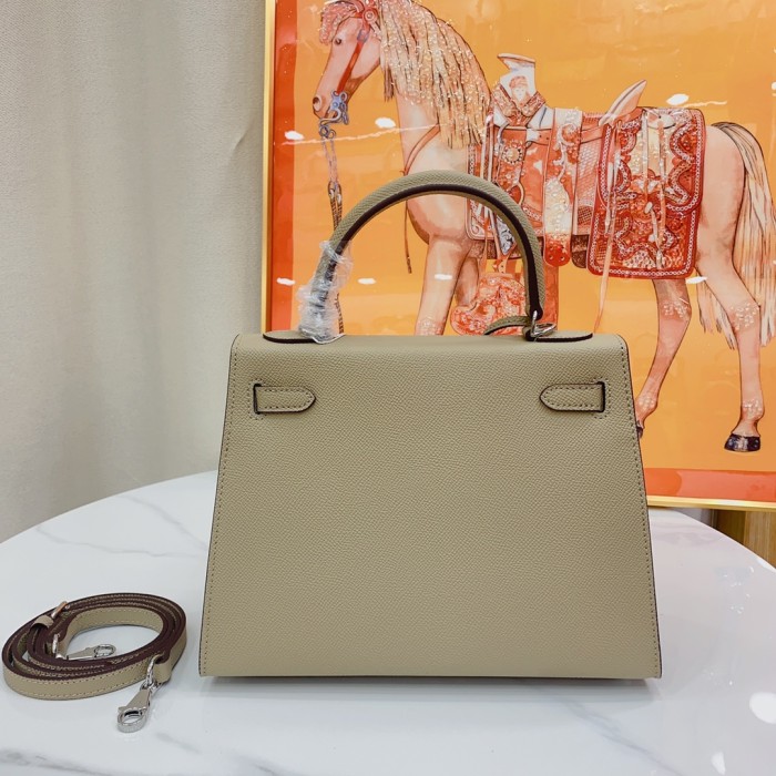 Hermes Kelly 2 Bag Silver Hardware LM091 25cm