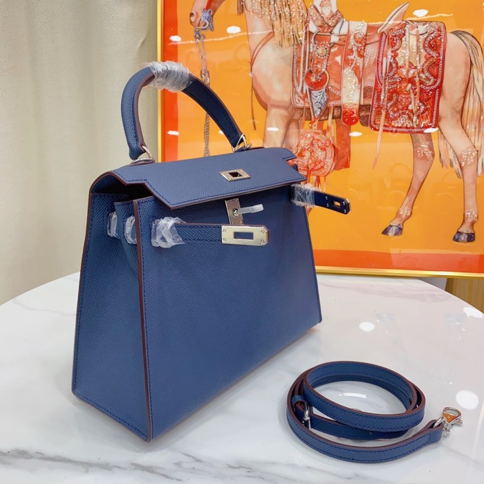Hermes Kelly 2 Bag Silver Hardware LM091 25cm