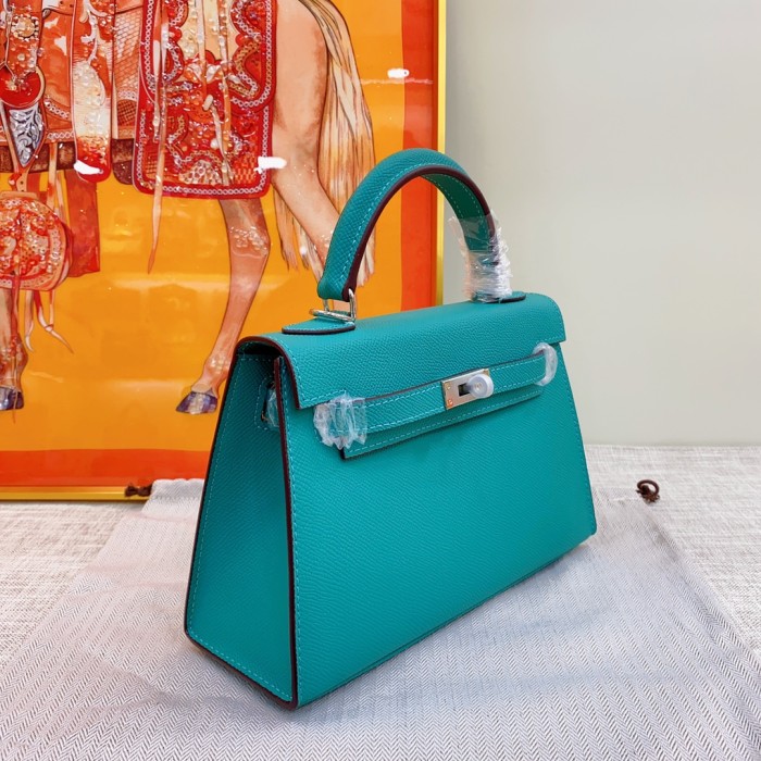 Hermes Kelly 2 Bag Silver Hardware LM081 22cm