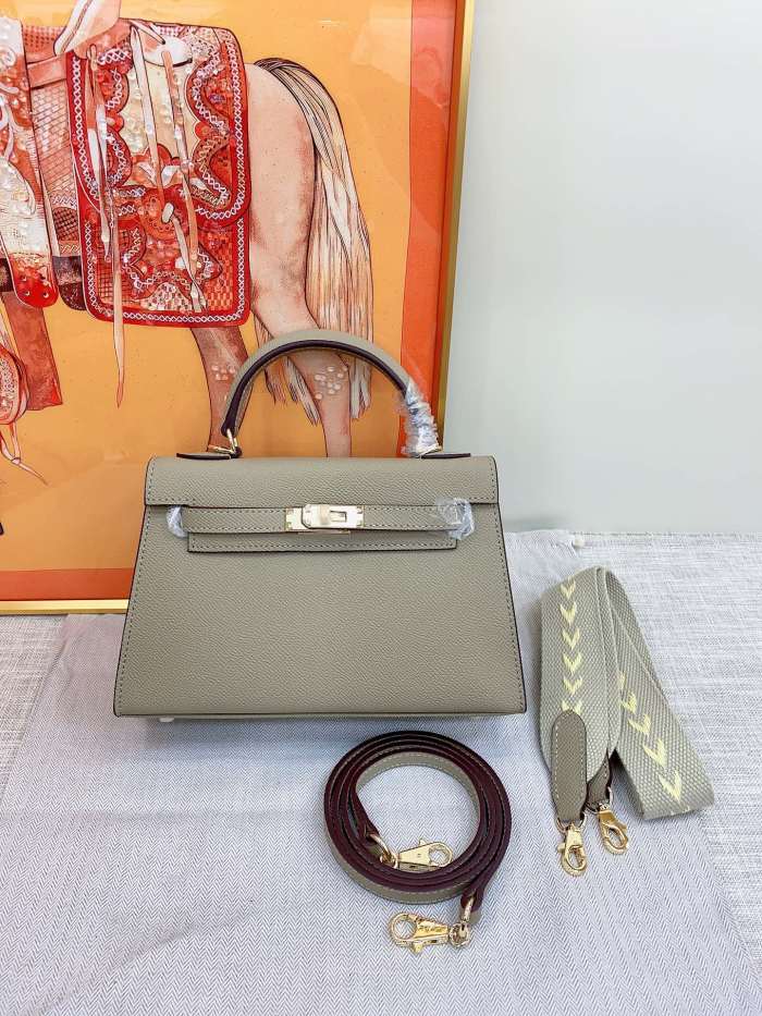Hermes Kelly 2 Bag Gold Hardware LM071081 19-22cm