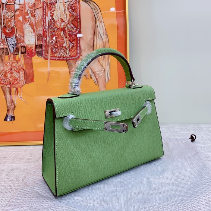 Hermes Kelly 2 Bag Silver Hardware LM081 22cm