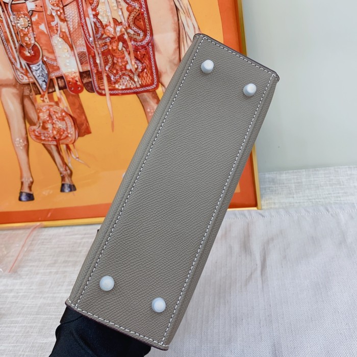 Hermes Kelly 2 Bag Silver Hardware LM081 22cm