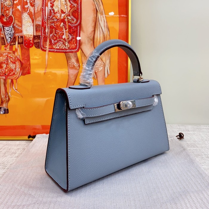 Hermes Kelly 2 Bag Silver Hardware LM081 22cm