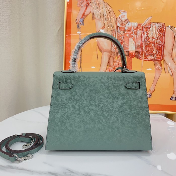 Hermes Kelly 2 Bag Silver Hardware LM091 25cm