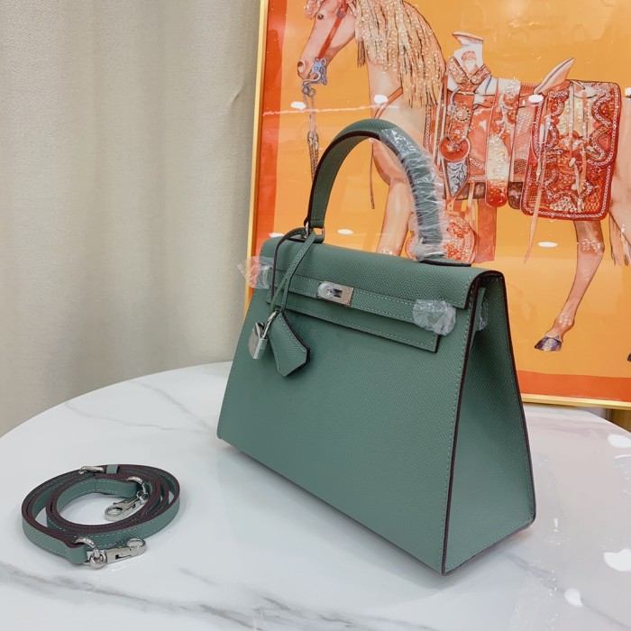 Hermes Kelly 2 Bag Silver Hardware LM091 25cm