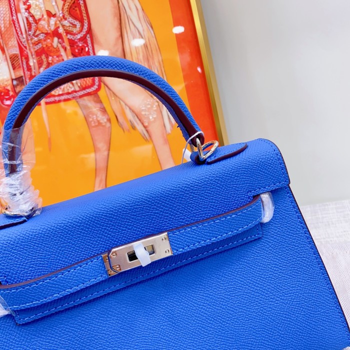 Hermes Kelly 2 Bag Silver Hardware LM081 22cm
