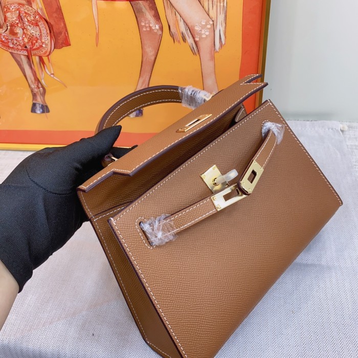 Hermes Kelly 2 Bag Gold Hardware LM071081 19-22cm