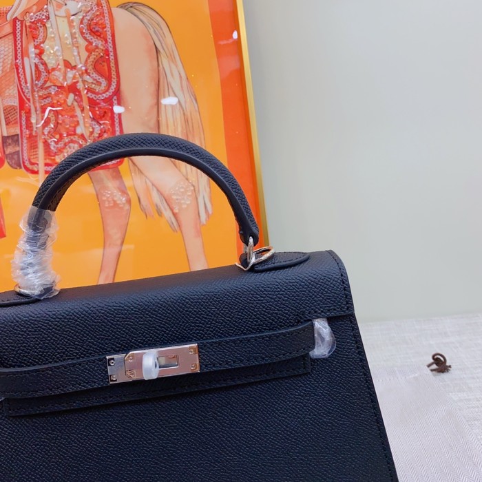 Hermes Kelly 2 Bag Silver Hardware LM081 22cm