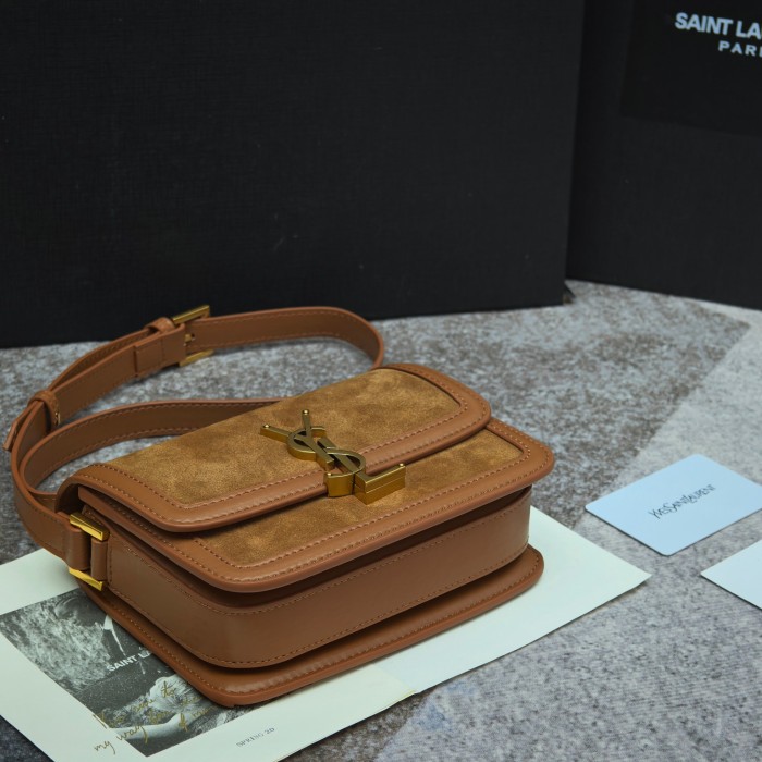 YSL Solferino Box Shoulder Bag 8856 LM071081 19-23cm