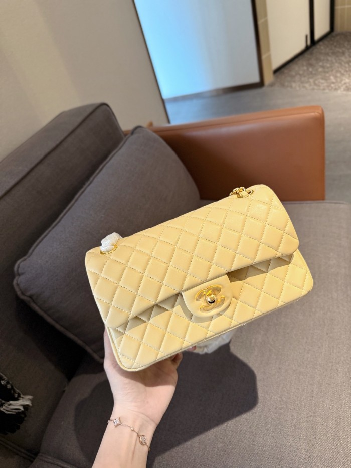 Chanel Classic Flap Bag Sheep 1112CF LLS091 23cm