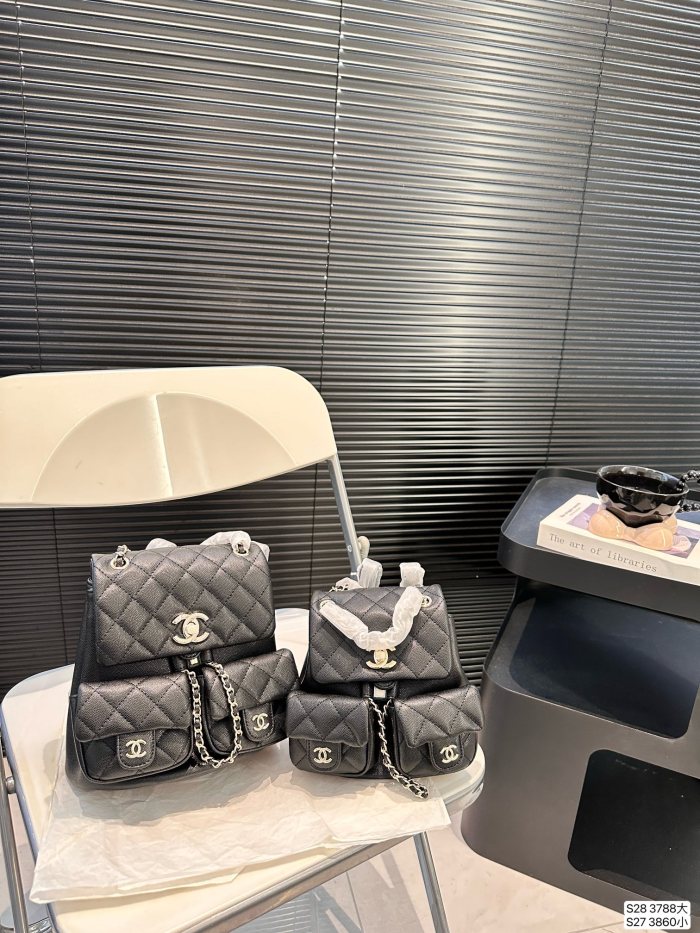Chanel Backpack 3788 LLS002 17-20cm