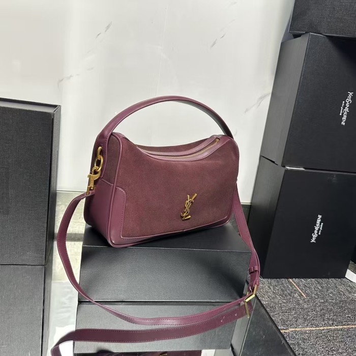 YSL Camera Supple Bag 753826 LM012 28cm
