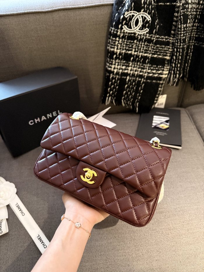 Chanel Classic Flap Bag Sheep 1112CF LLS091 23cm