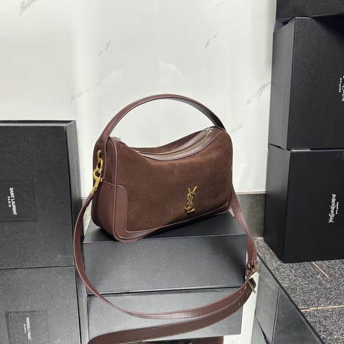 YSL Camera Supple Bag 753826 LM012 28cm