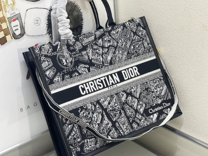 High quality Dior Book Tote With Strap 0175 LM022042062 26-41cm
