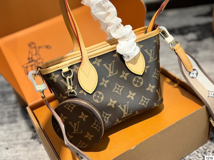 LV Neverfull BB Tote 46705 LM012 25cm