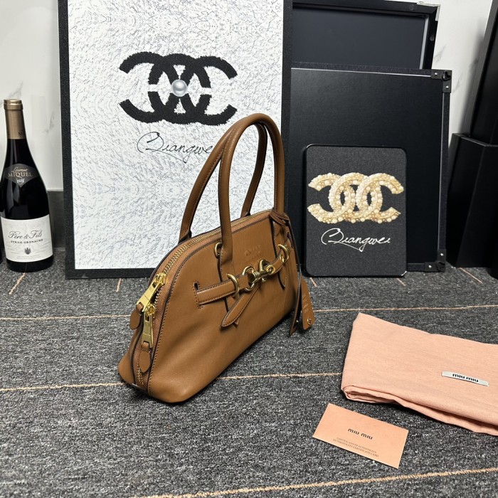 Miu Miu Aventure Handbag 5BB168 LM081 33cm
