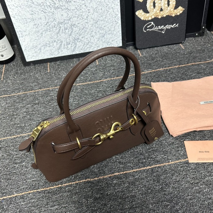 Miu Miu Aventure Handbag 5BB168 LM081 33cm