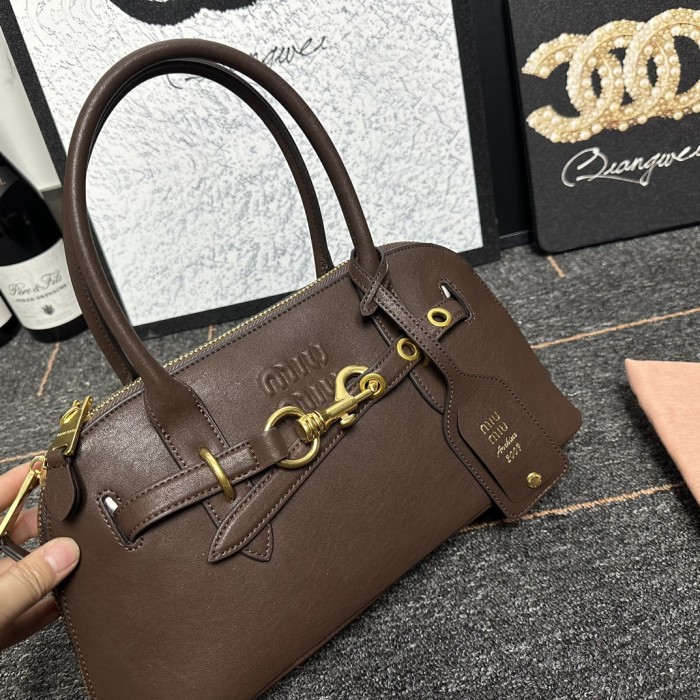 Miu Miu Aventure Handbag 5BB168 LM081 33cm