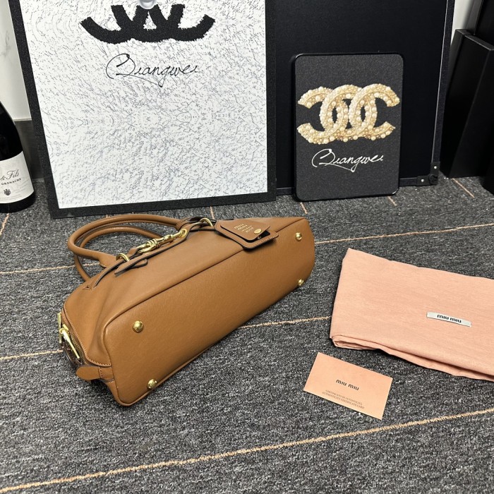 Miu Miu Aventure Handbag 5BB168 LM081 33cm