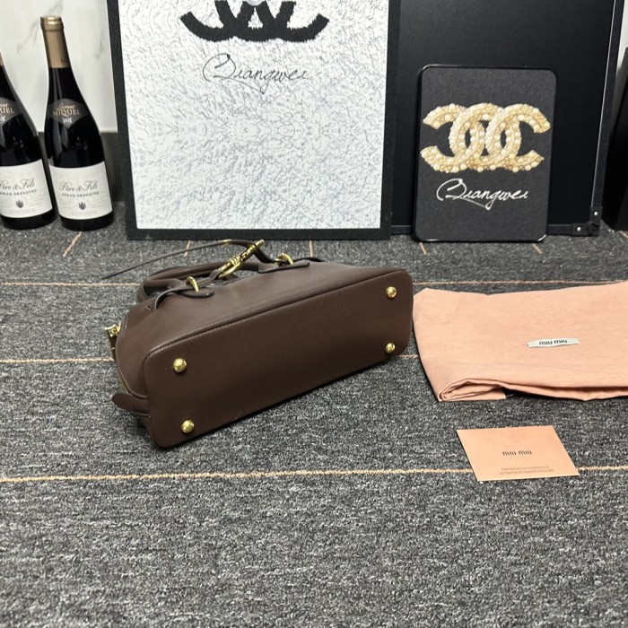 Miu Miu Aventure Handbag 5BB169 LM571 28cm