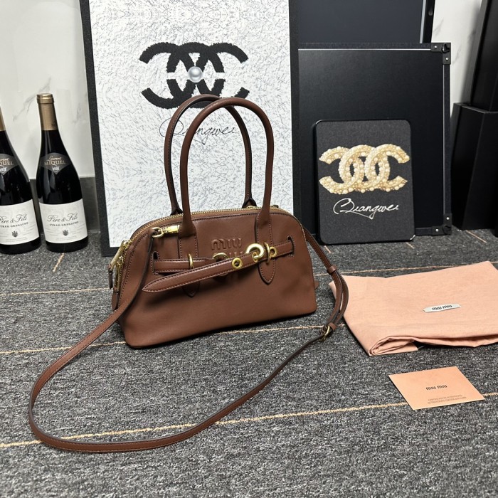 Miu Miu Aventure Handbag 5BB169 LM571 28cm