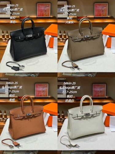 Hermes Birkin Bag Silver hardware XYZ032 25cm