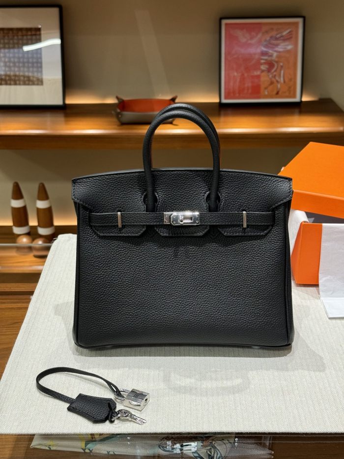 Hermes Birkin Bag Silver hardware XYZ032 25cm