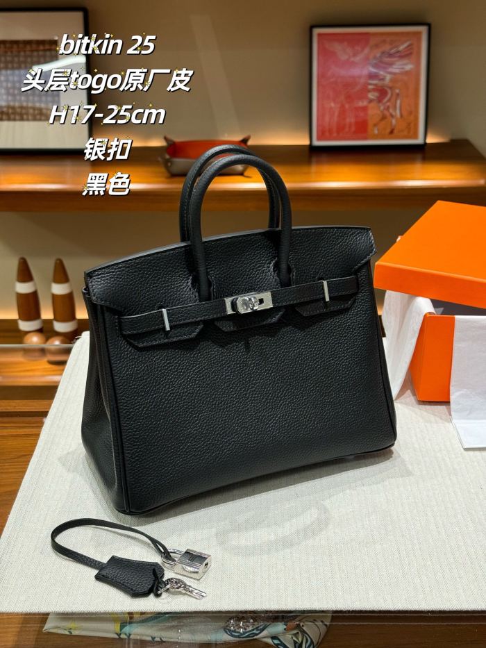 Hermes Birkin Bag Silver hardware XYZ032 25cm