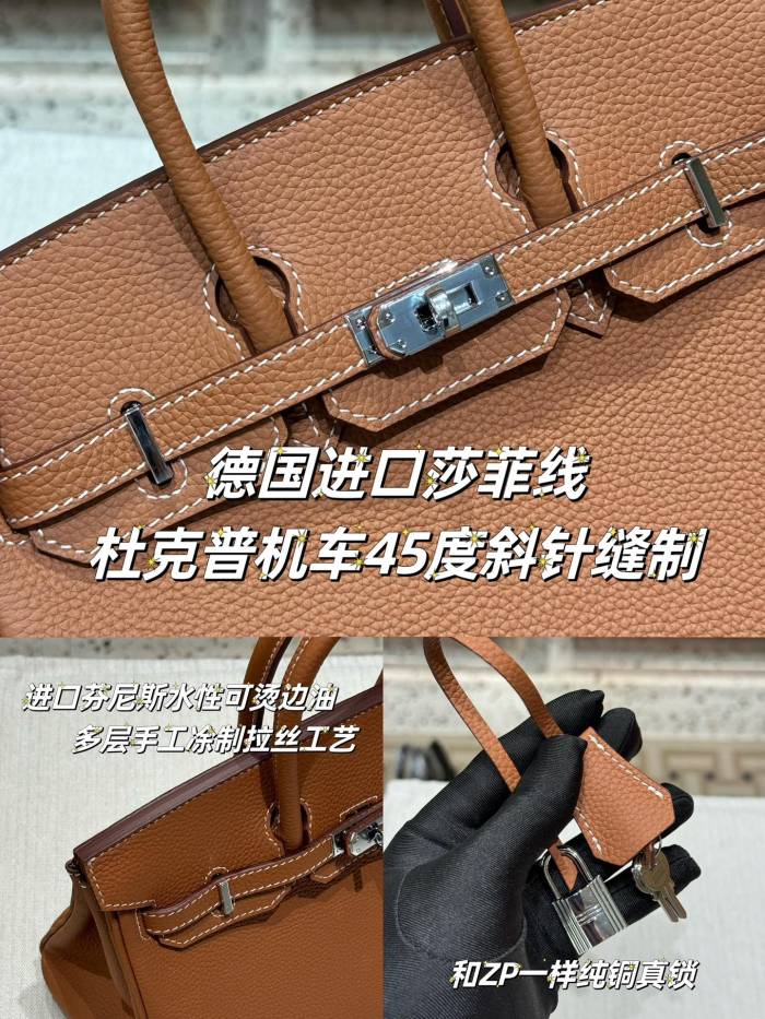 Hermes Birkin Bag Silver hardware XYZ032 25cm