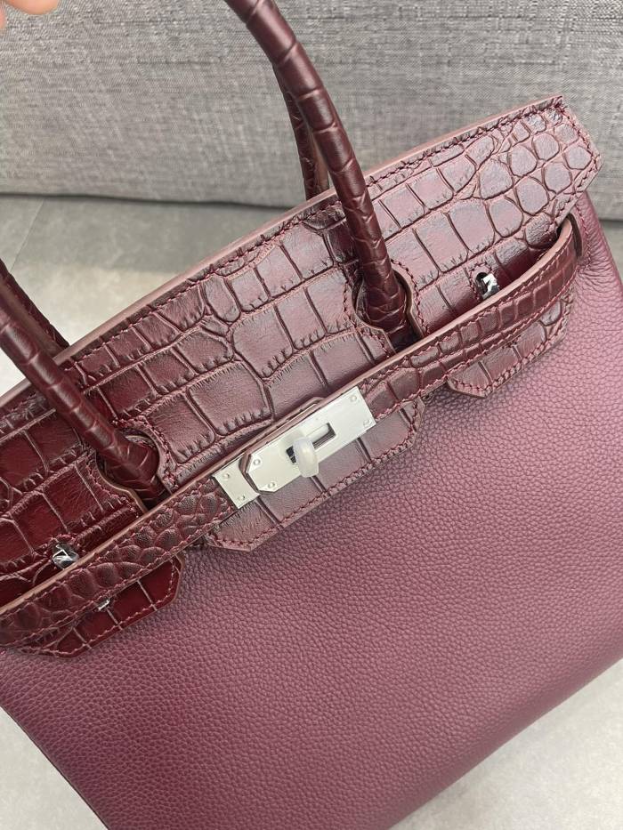 Hermes Birkin Bag Silver hardware XYZ082 30cm