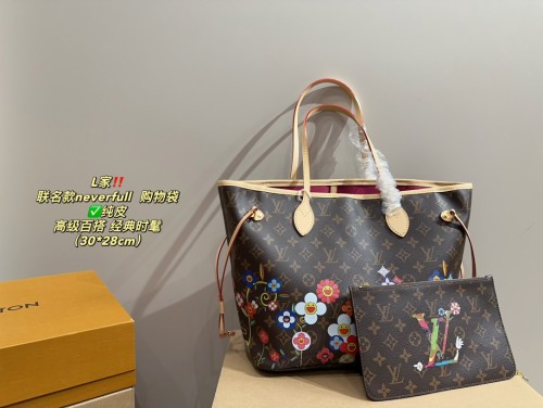 LV Neverfull Bag 090 DB532 30cm