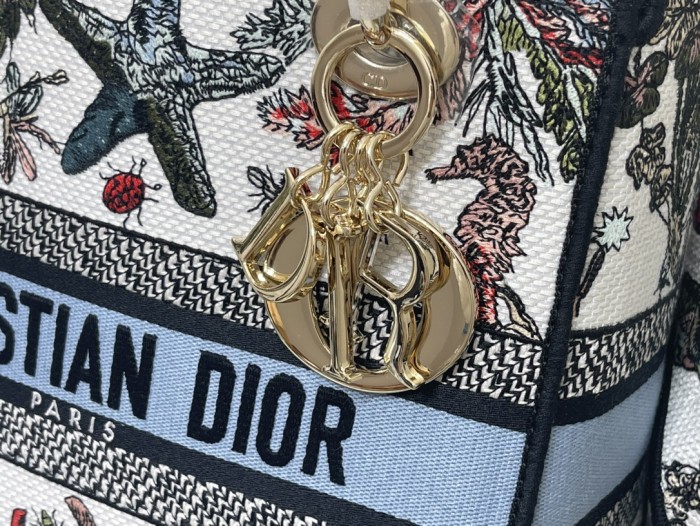High quality Dior Medium Lady D-Lite Bag 9920 LM003 24cm