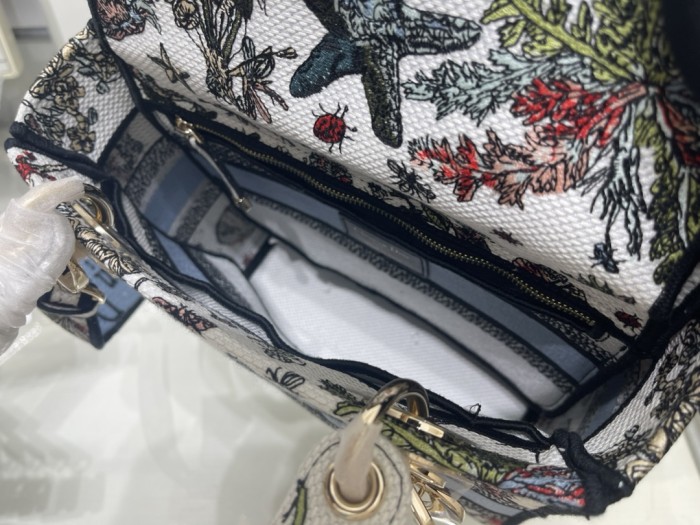 High quality Dior Medium Lady D-Lite Bag 9920 LM003 24cm