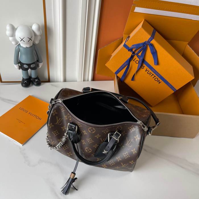 LV Speedy Soft 30 Boho Bag M12803 XX041 30cm
