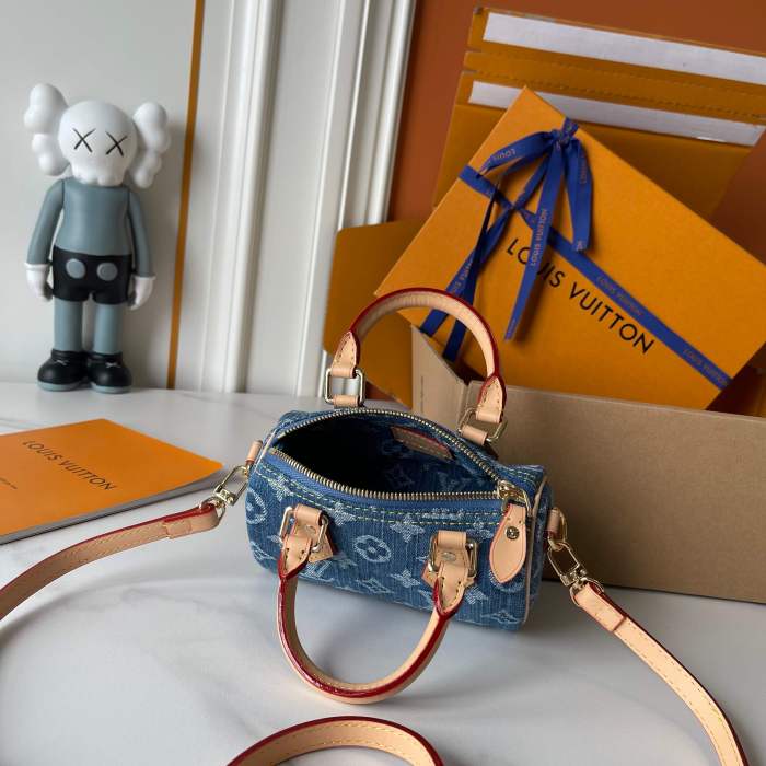 LV Nano Speedy Bag M81085 XX001 16cm