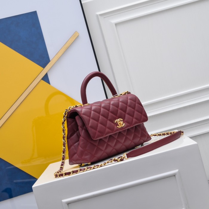 Chanel Coco Handle Bag 6631 LM062 23cm