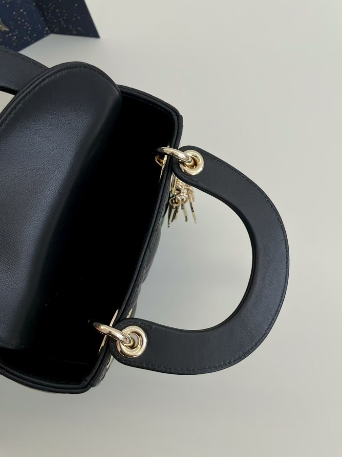 Dior lady bag 17cm Christian Dior handbag NNPJ007 DL
