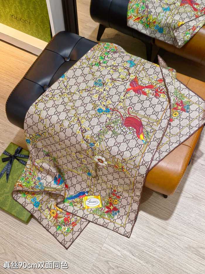 Gucci Silk make scarf SGC2507 90*90cm
