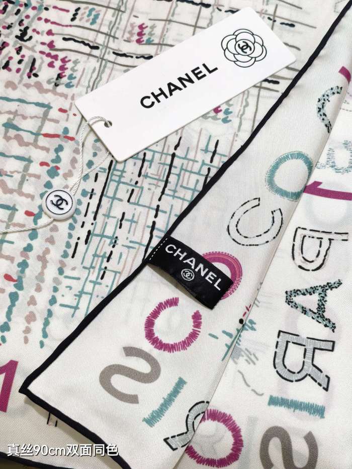 Chanel Silk make scarf SCC2544 90*90cm