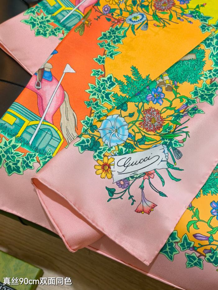 Gucci Silk make scarf SGC2506 90*90cm