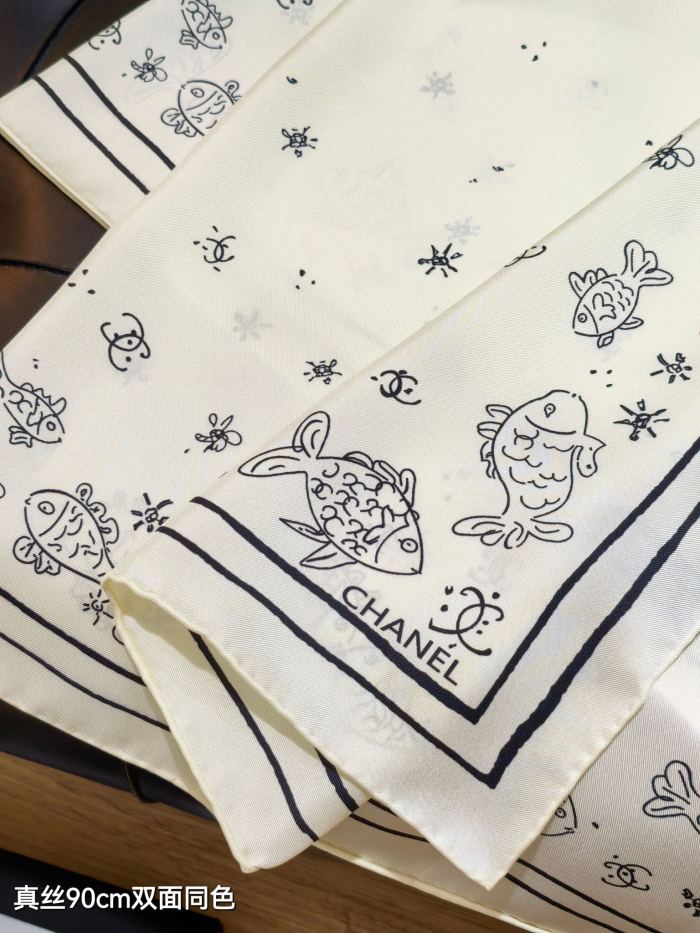 Chanel Silk make scarf SCC2516 90*90cm
