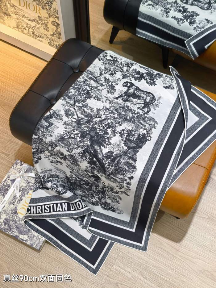 Dior Silk make scarf SDO2511 90*90cm
