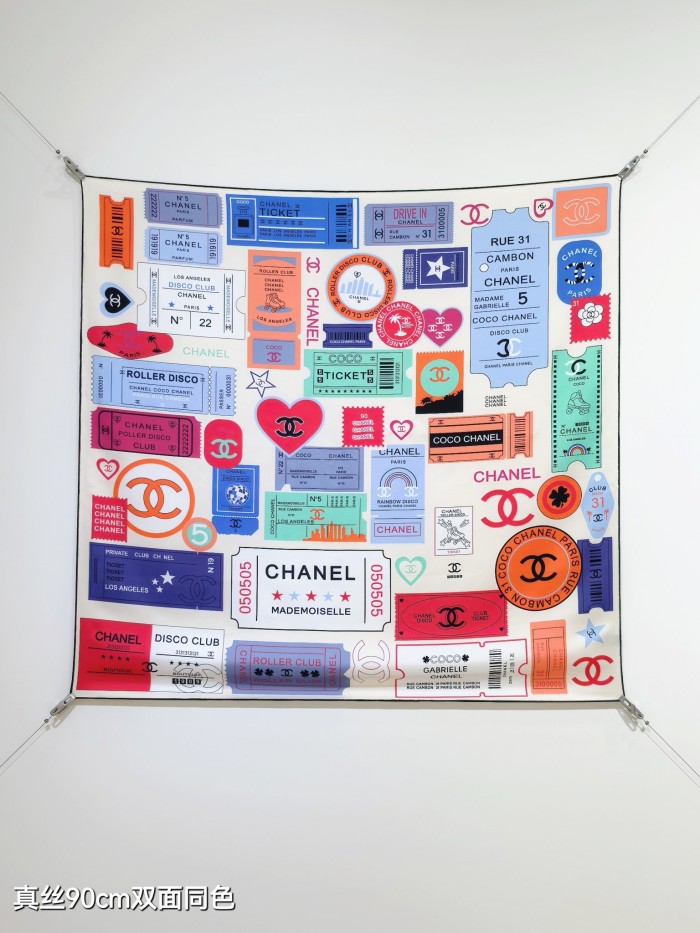 Chanel Silk make scarf SCC2530 90*90cm