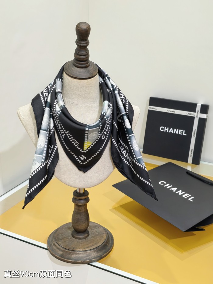 Chanel Silk make scarf SCC2514 90*90cm