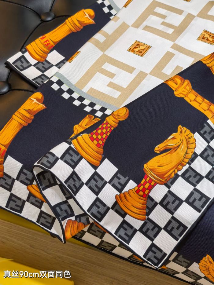 Fendi Silk make scarf SFD2506 90*90cm