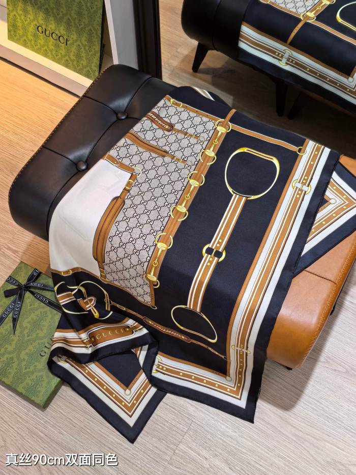 Gucci Silk make scarf SGC2503 90*90cm
