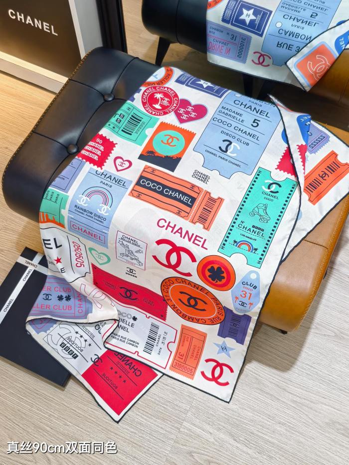 Chanel Silk make scarf SCC2530 90*90cm