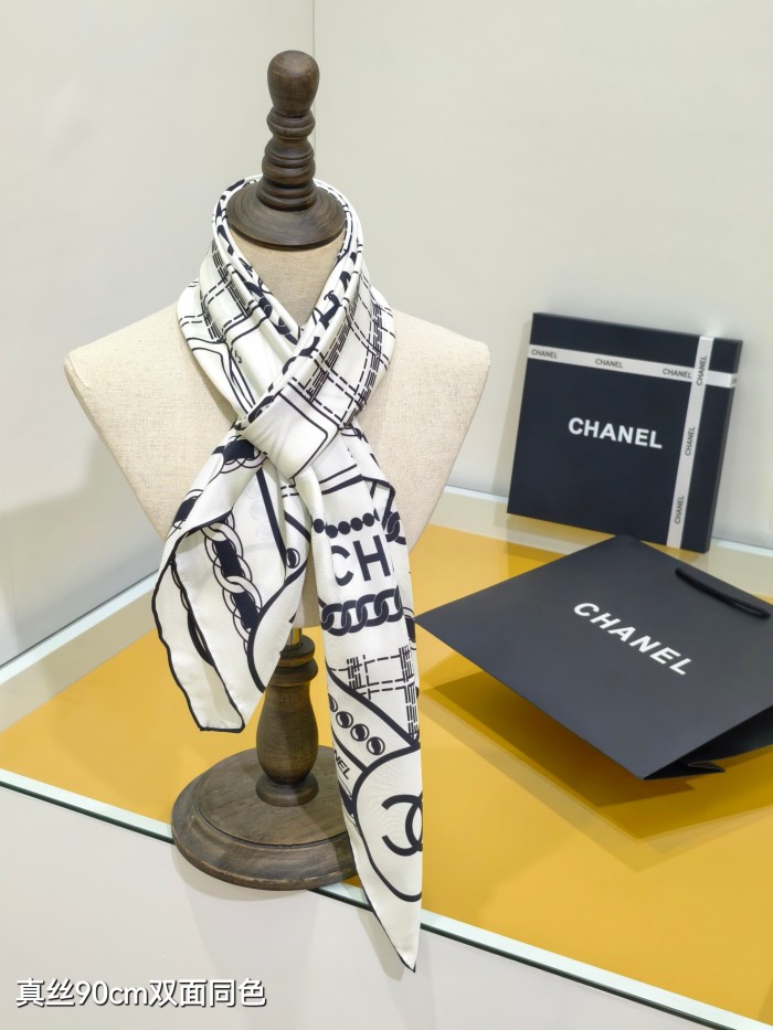 Chanel Silk make scarf SCC2532 90*90cm